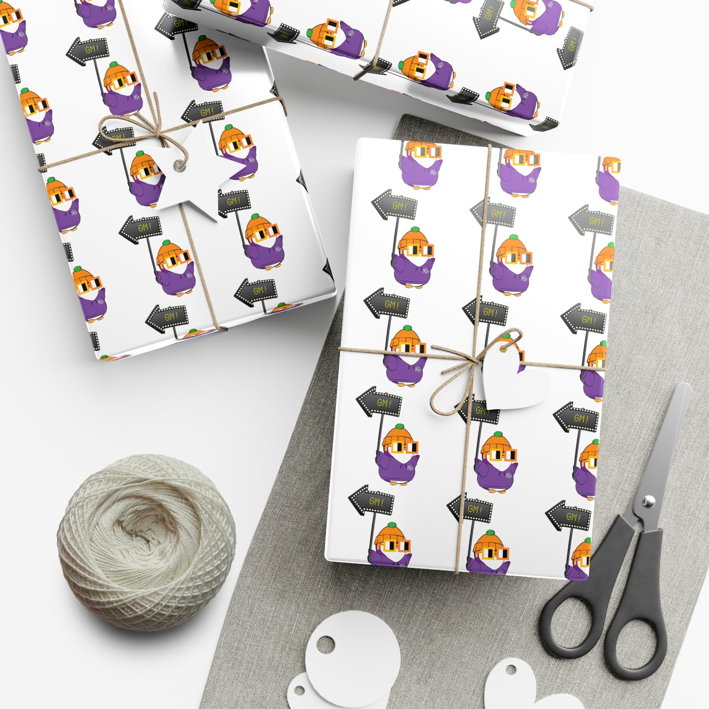 Lil Pudgy GM Gift Wrap