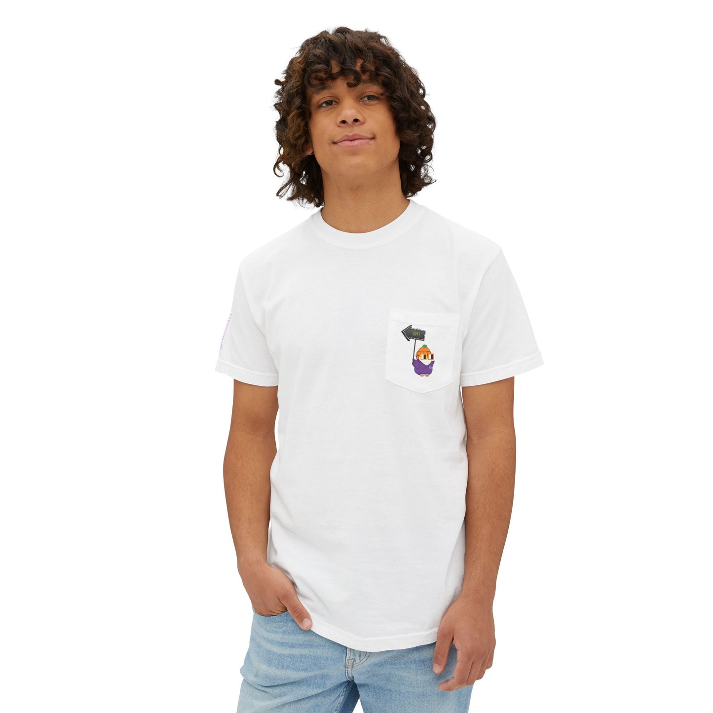Lil Pudgy GM Unisex Garment-Dyed Pocket T-Shirt