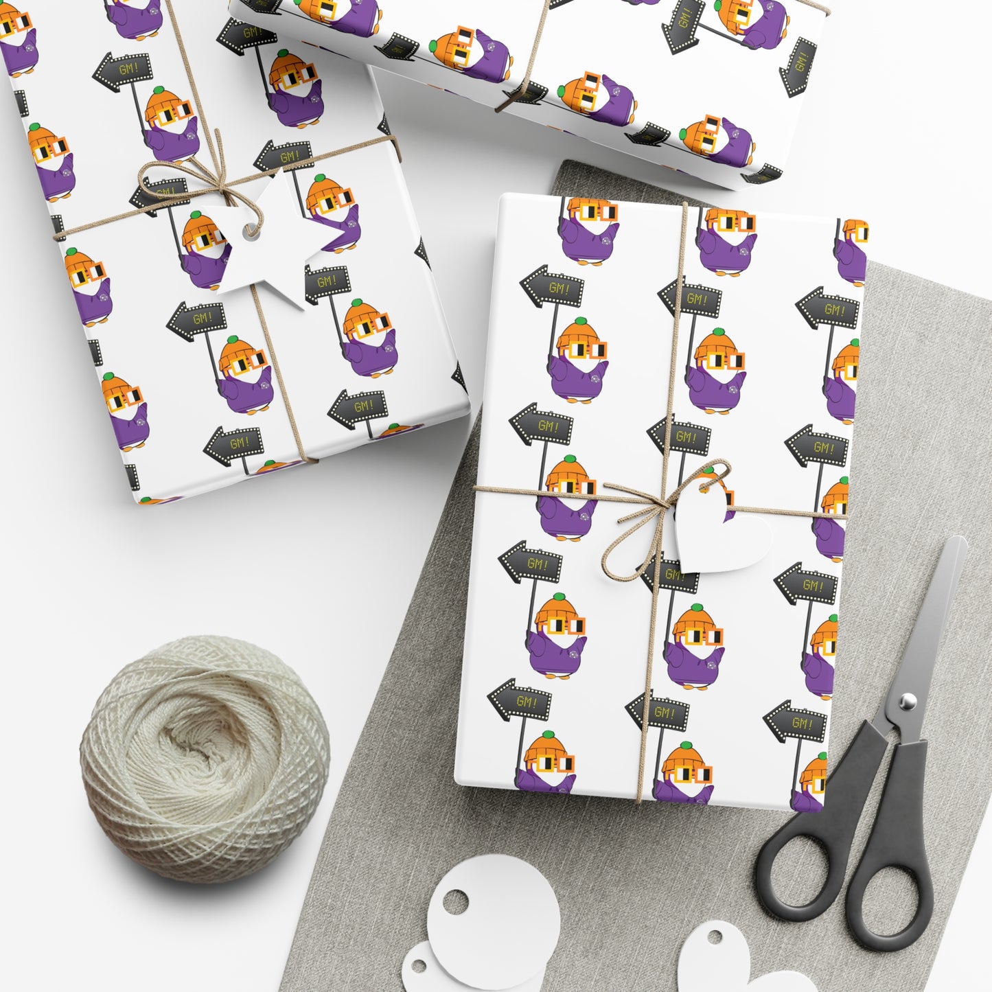 Lil Pudgy GM Gift Wrap