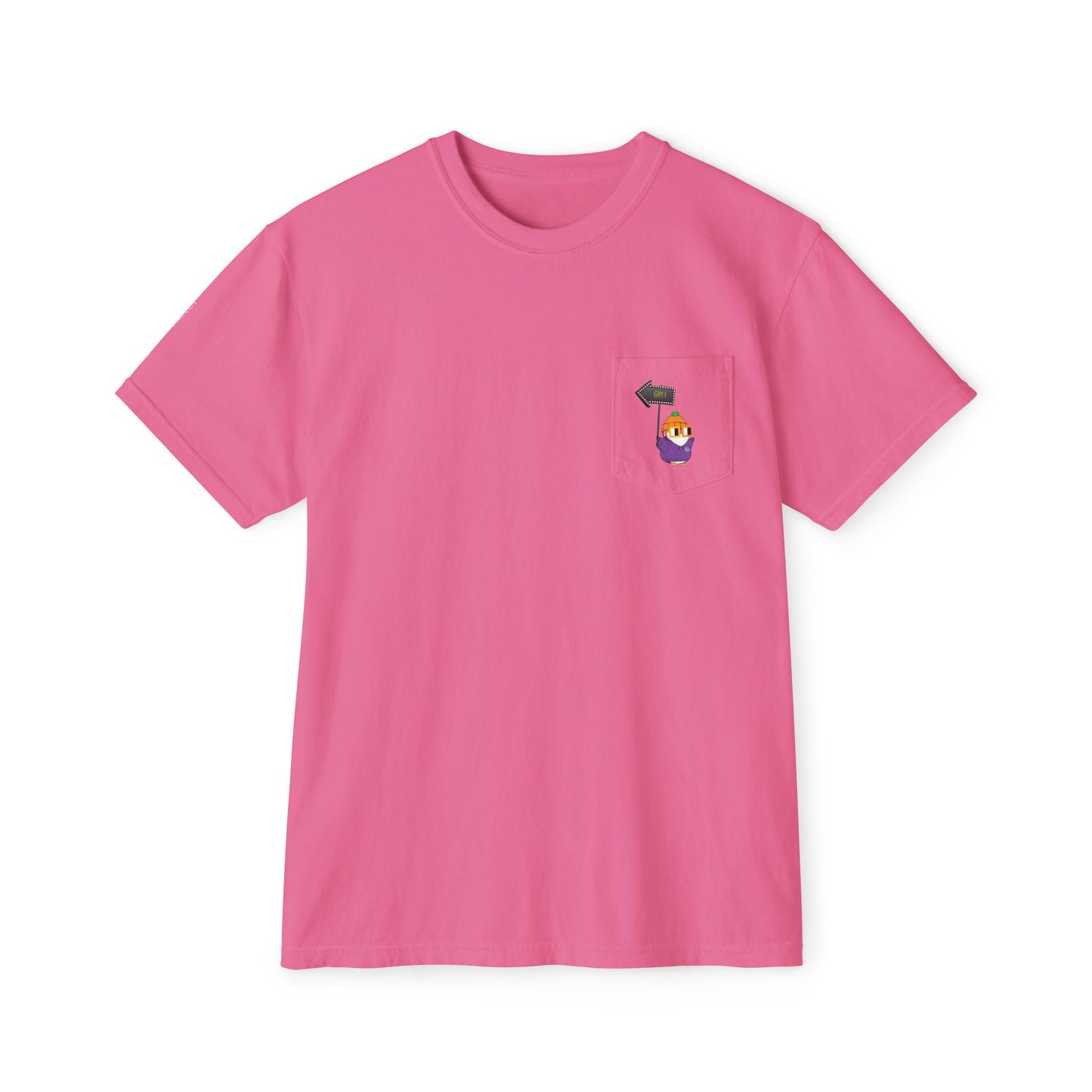 Lil Pudgy GM Unisex Garment-Dyed Pocket T-Shirt