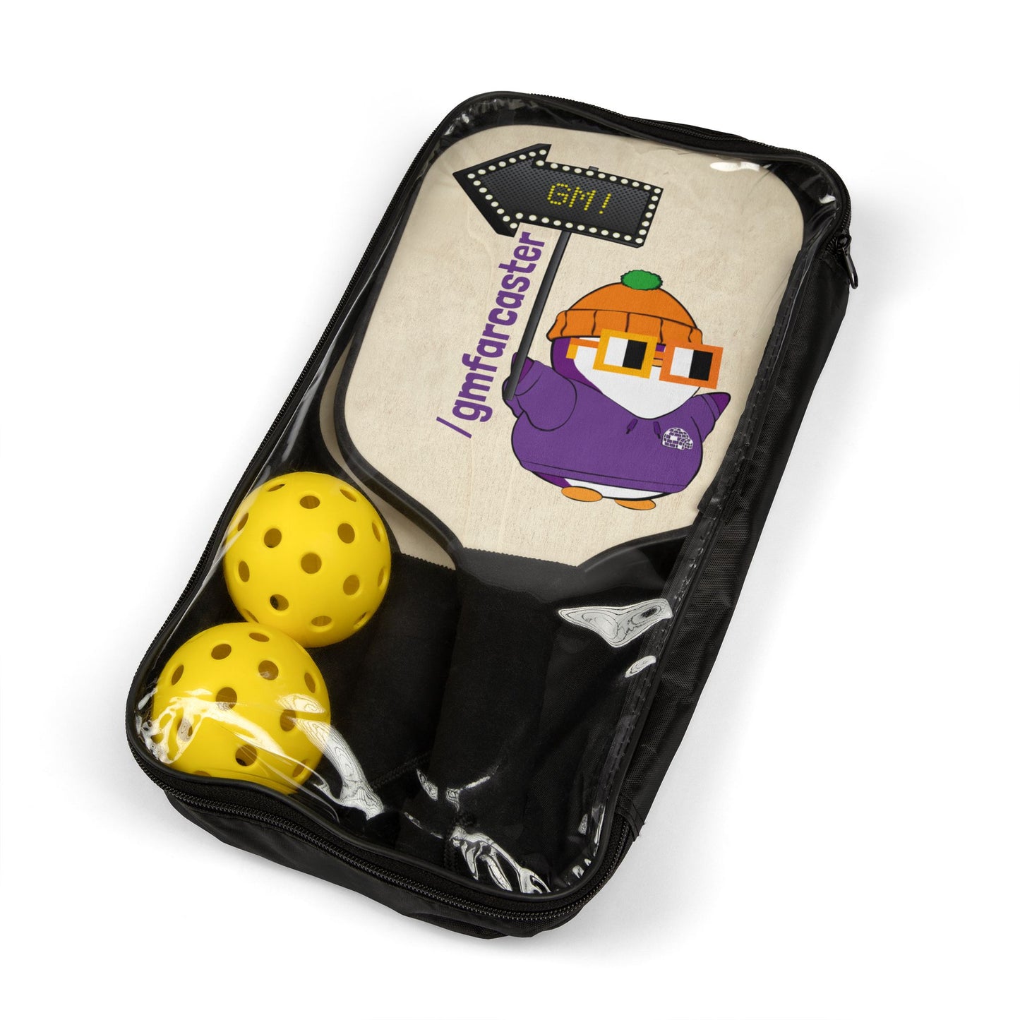 GM Farcaster logo Pickleball Kit