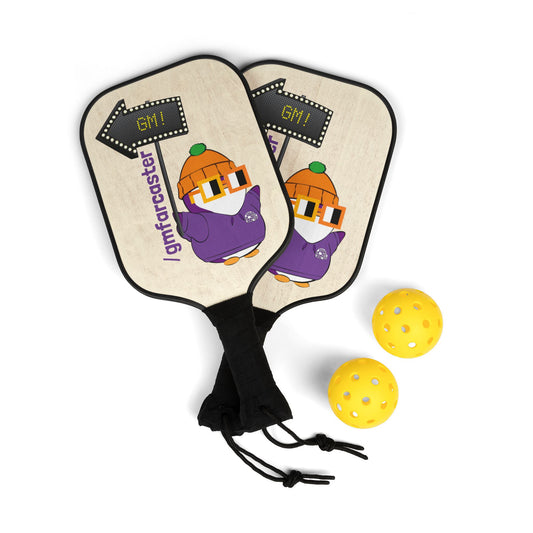GM Farcaster logo Pickleball Kit