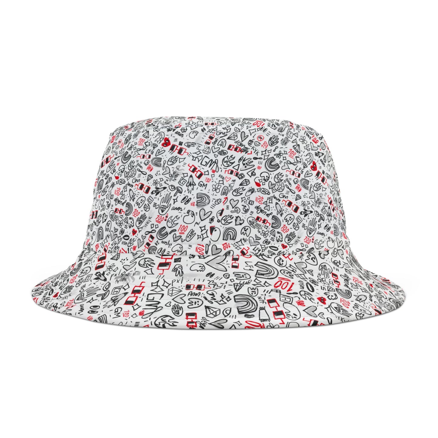 GM Farcaster Bucket Hat (white)