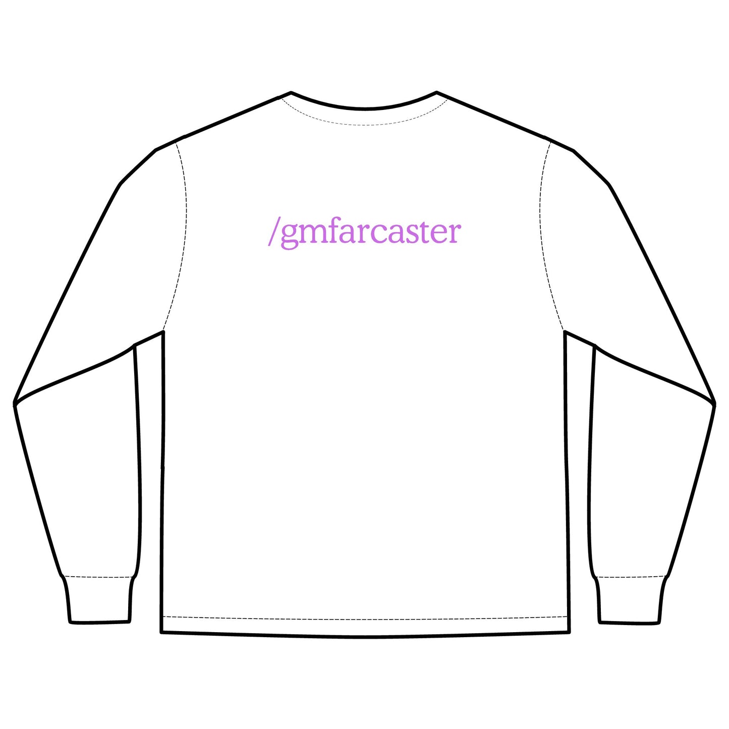 Lil Pudgy GM Unisex Long Sleeve Pocket T-Shirt