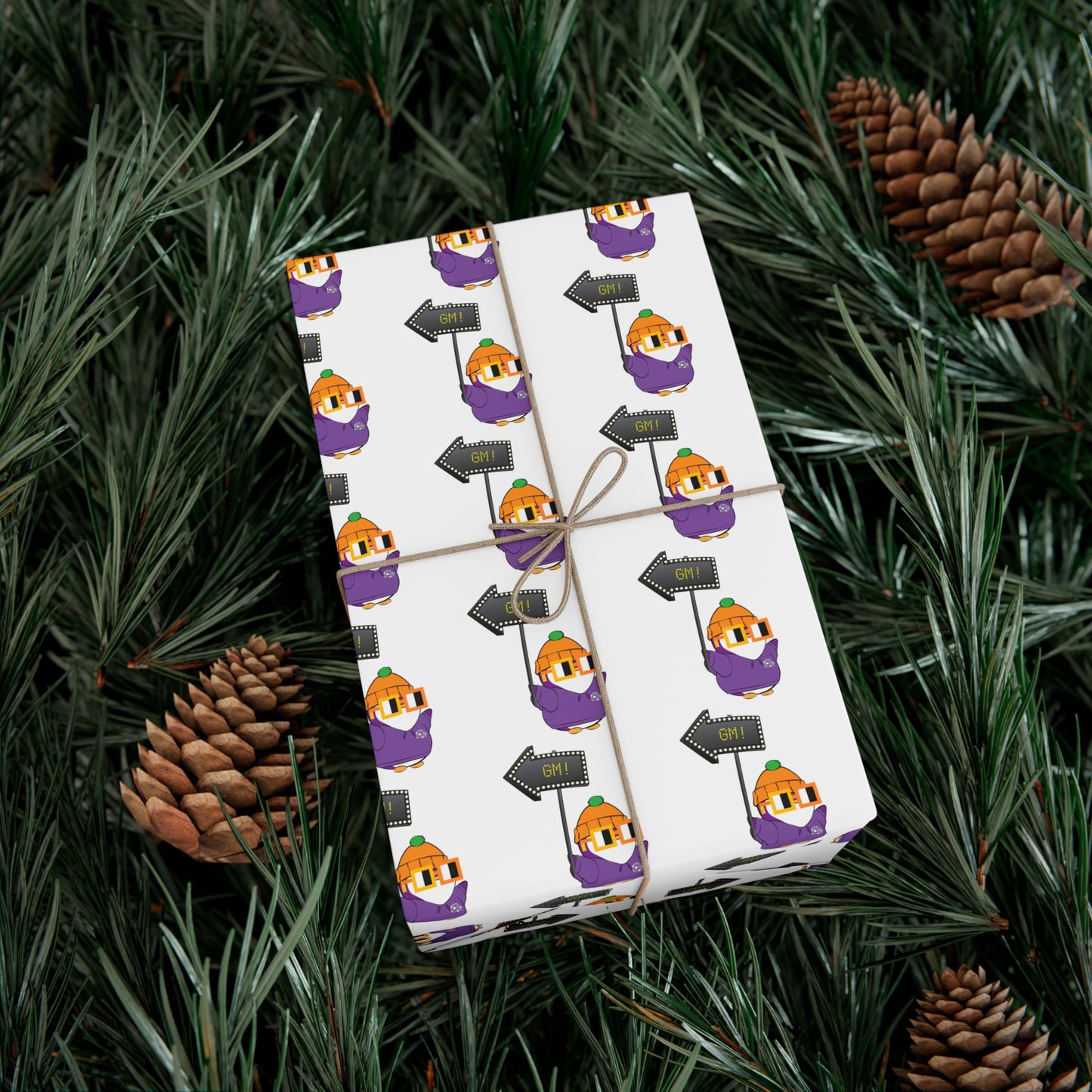 Lil Pudgy GM Gift Wrap
