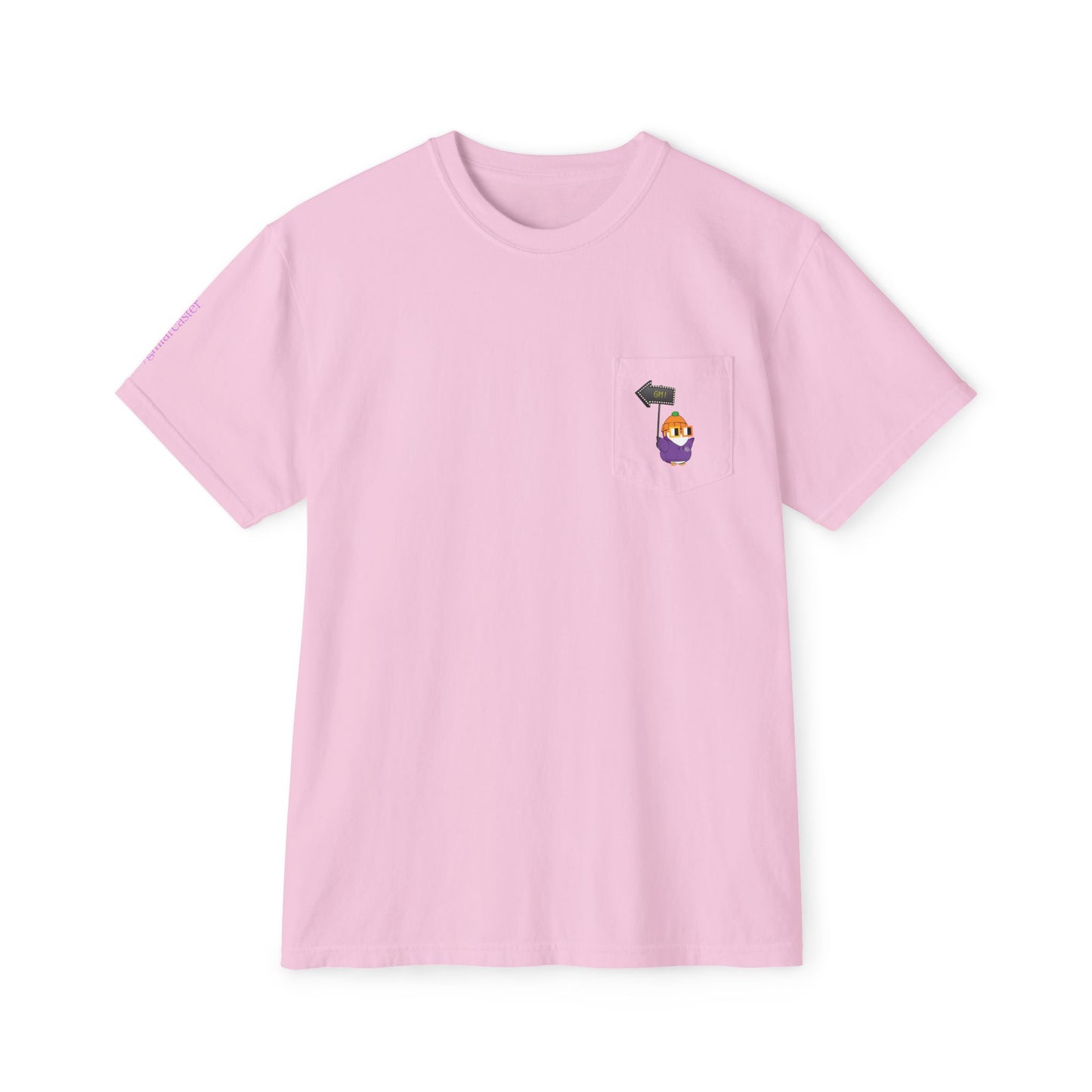 Lil Pudgy GM Unisex Garment-Dyed Pocket T-Shirt