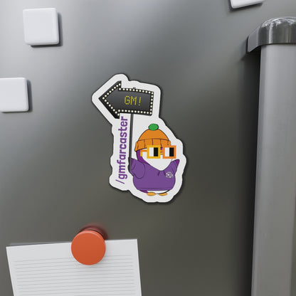 Lil Pudgy GM Magnet
