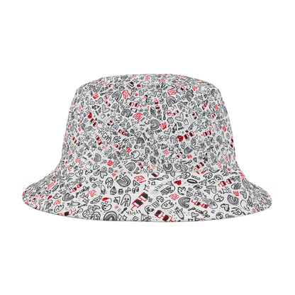 GM Farcaster Bucket Hat (white)