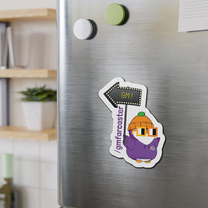 Lil Pudgy GM Magnet