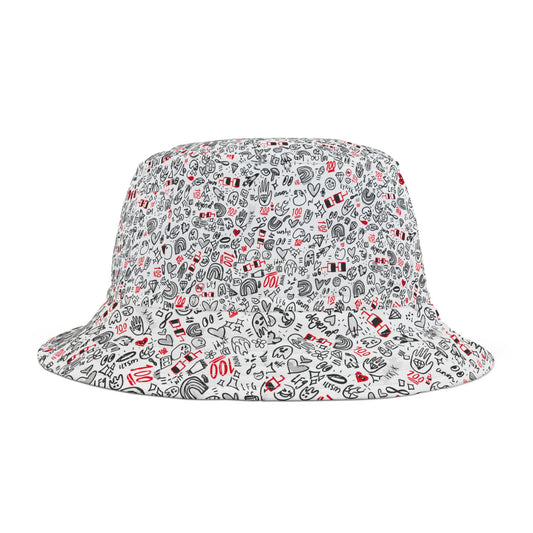 GM Farcaster Bucket Hat (white)