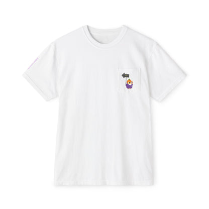 Lil Pudgy GM Unisex Garment-Dyed Pocket T-Shirt