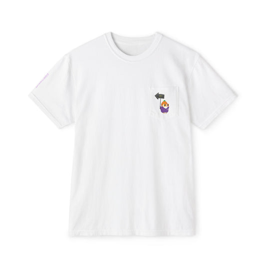 Lil Pudgy GM Unisex Garment-Dyed Pocket T-Shirt
