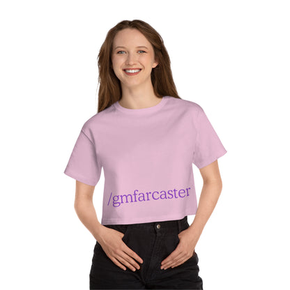 /gmfarcaster buh bye Champion Women's Heritage Cropped T-Shirt