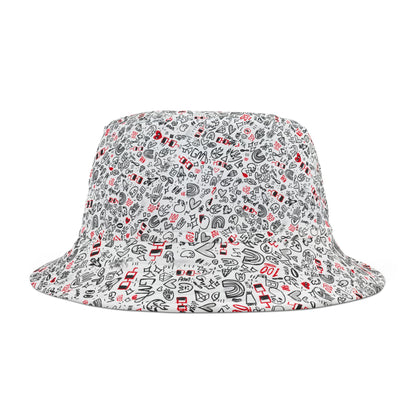 GM Farcaster Bucket Hat (white)