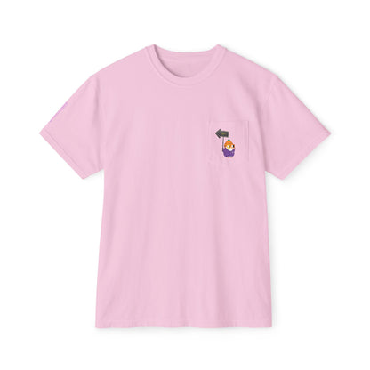Lil Pudgy GM Unisex Garment-Dyed Pocket T-Shirt