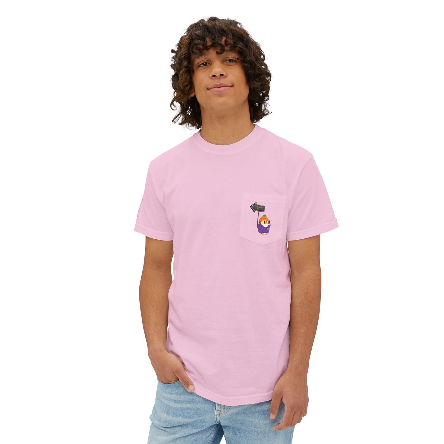 Lil Pudgy GM Unisex Garment-Dyed Pocket T-Shirt
